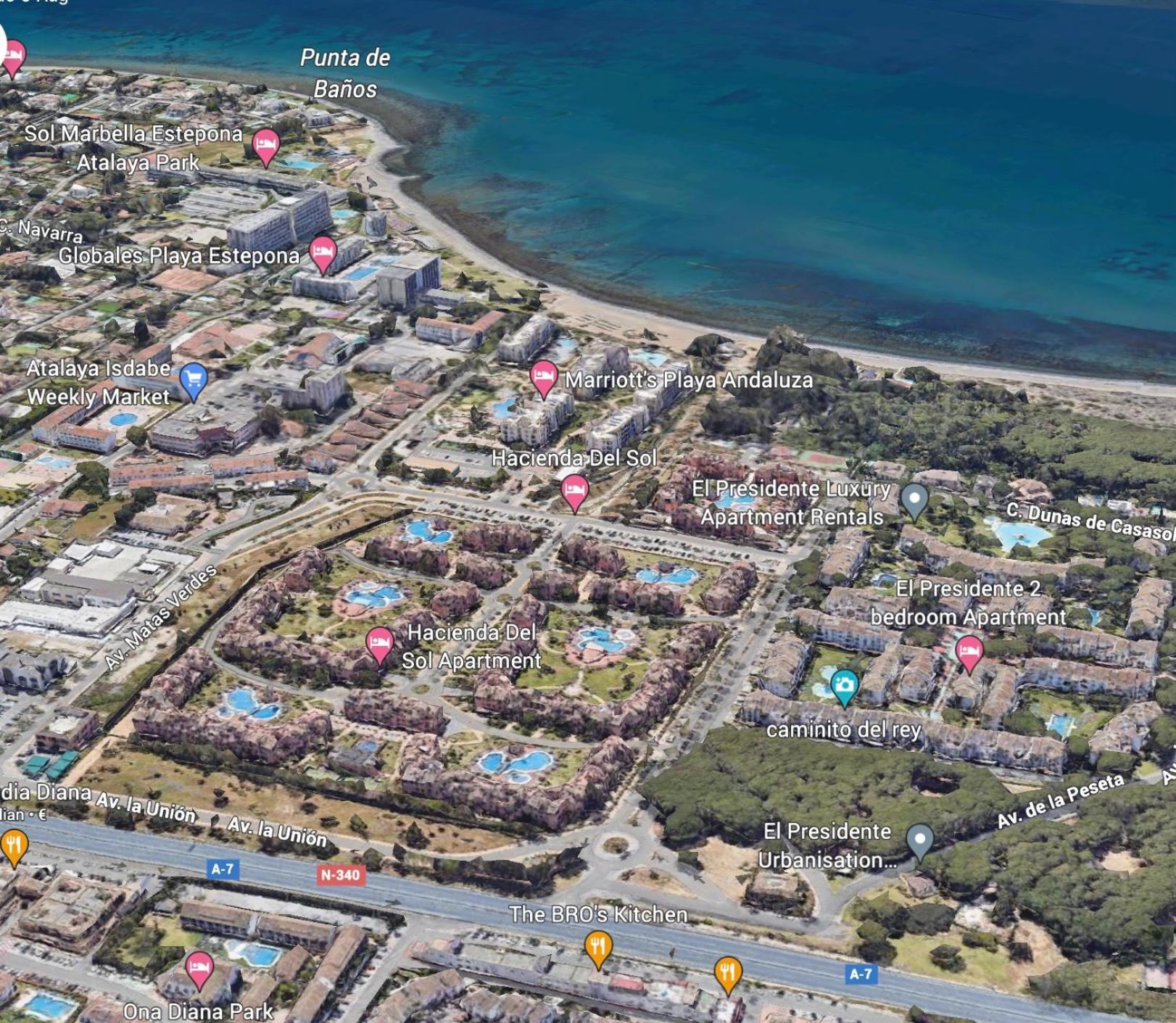 Hacienda Del Sol Beachside And Golf Apt Marbella Puerto Banus Estepona Bagian luar foto